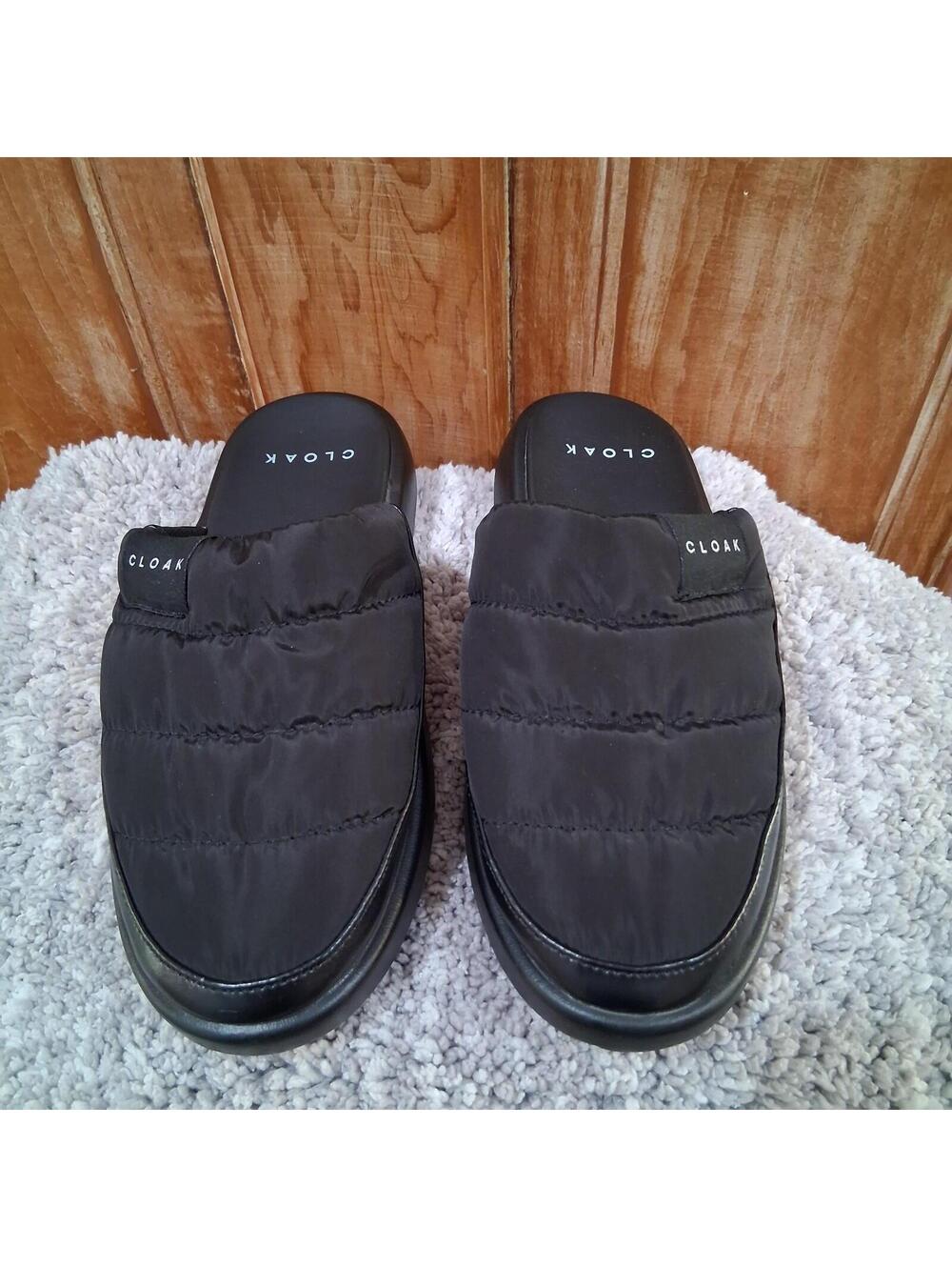CLOAK Brand Black Puffer Sleepers Quilted Slides Men's 7 / Women's 9